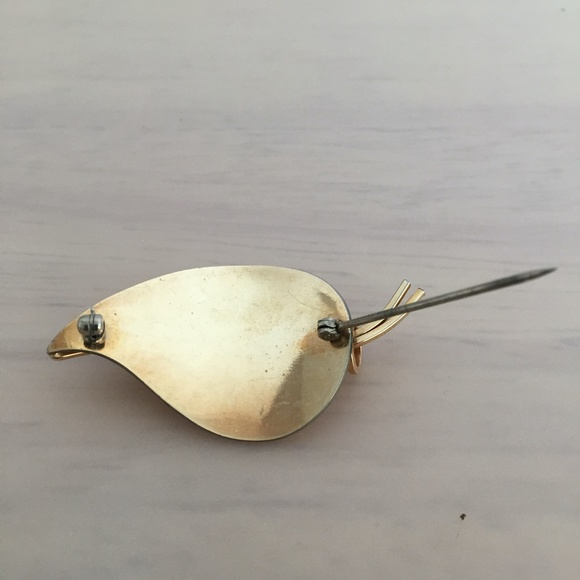 Vintage Gold Brooch - Picture 3 of 3